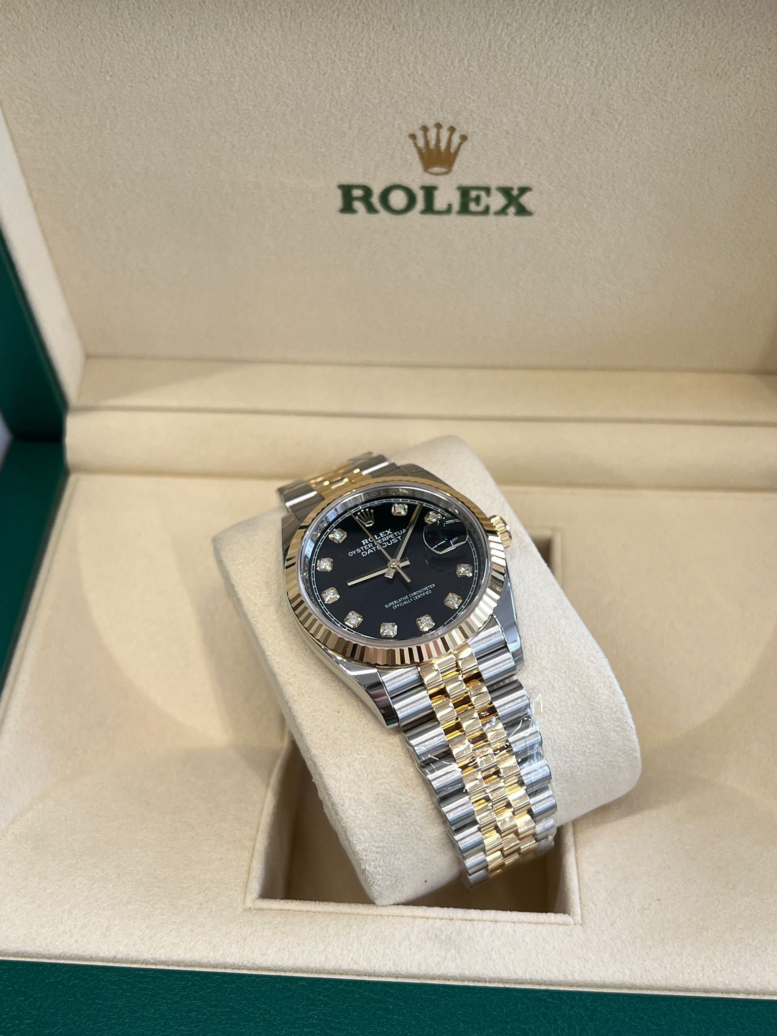 Rolex Datejust 36 126233G Schwarzes Jubiläum 2025