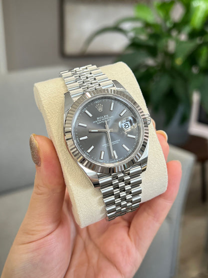 Rolex Datejust 41 126334 Grau Index Jubilee 2025
