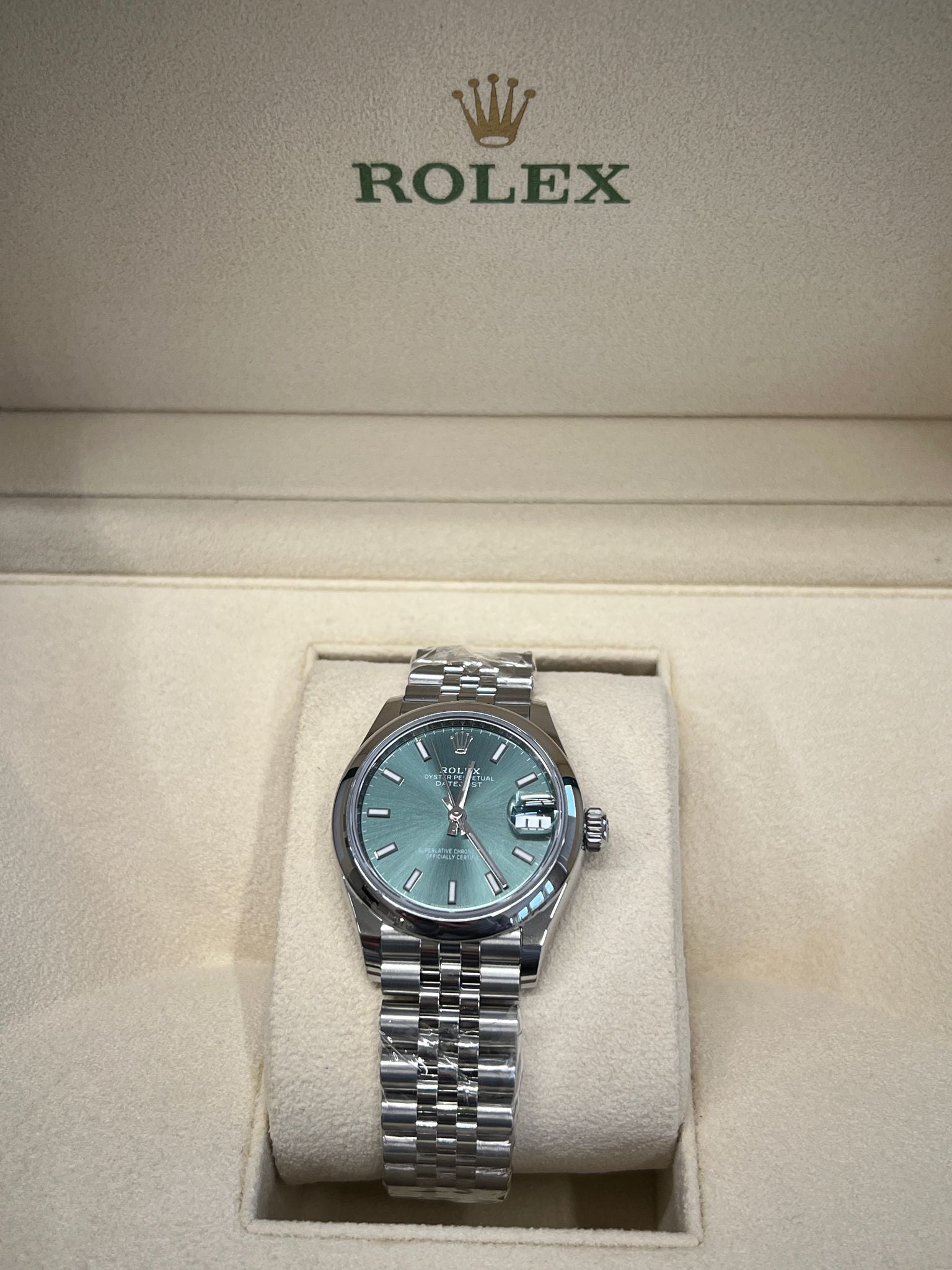 Rolex Datejust 31 278240 GREEN INDEX JUB