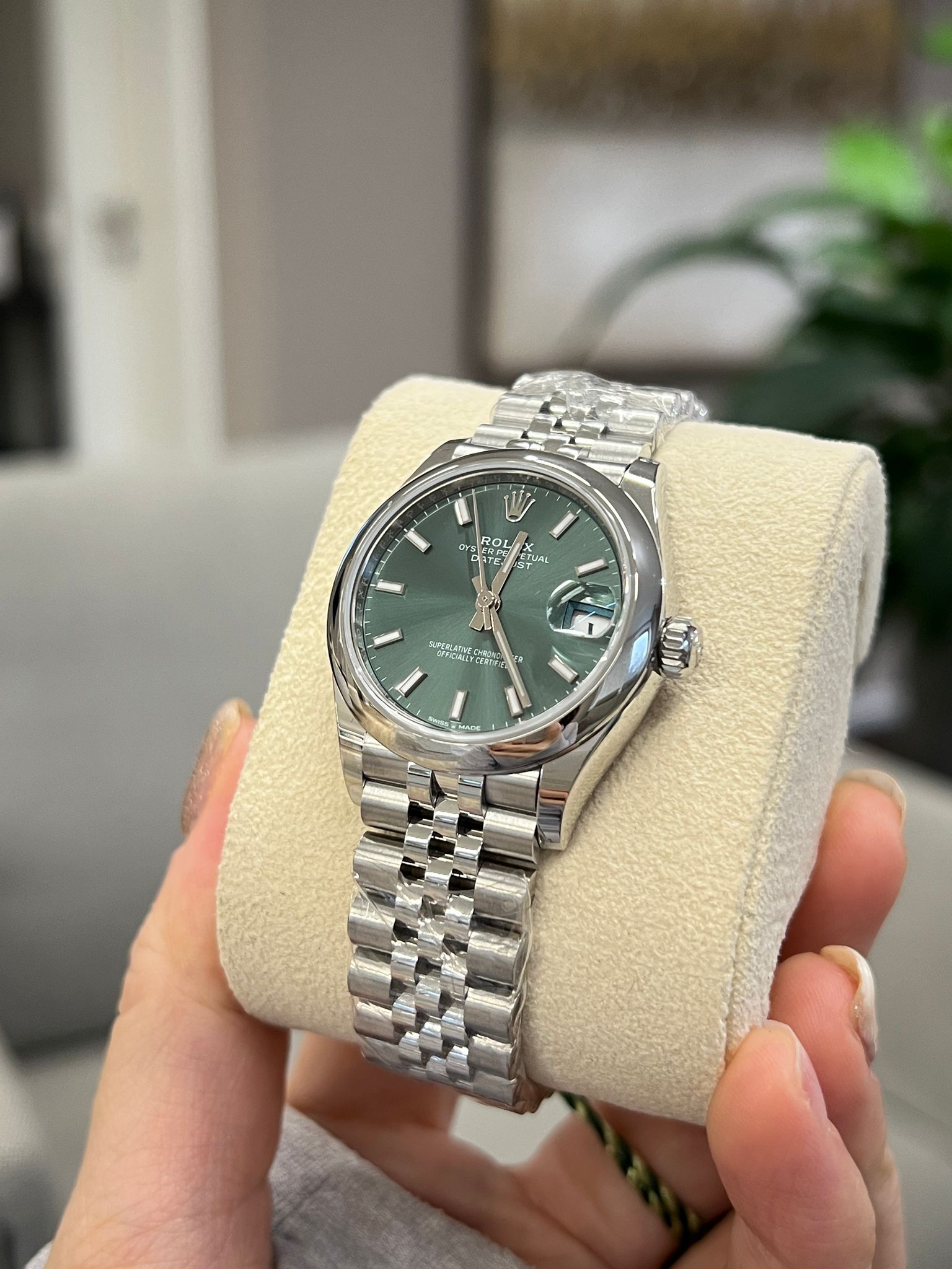 Rolex Datejust 31 278240 GREEN INDEX JUB