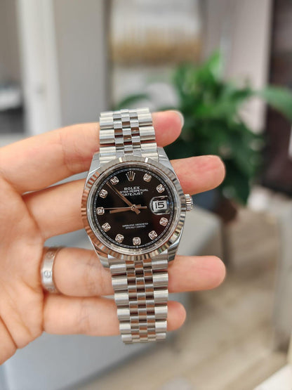 Rolex Datejust 36 126234G Schwarzes Jubiläum 2025