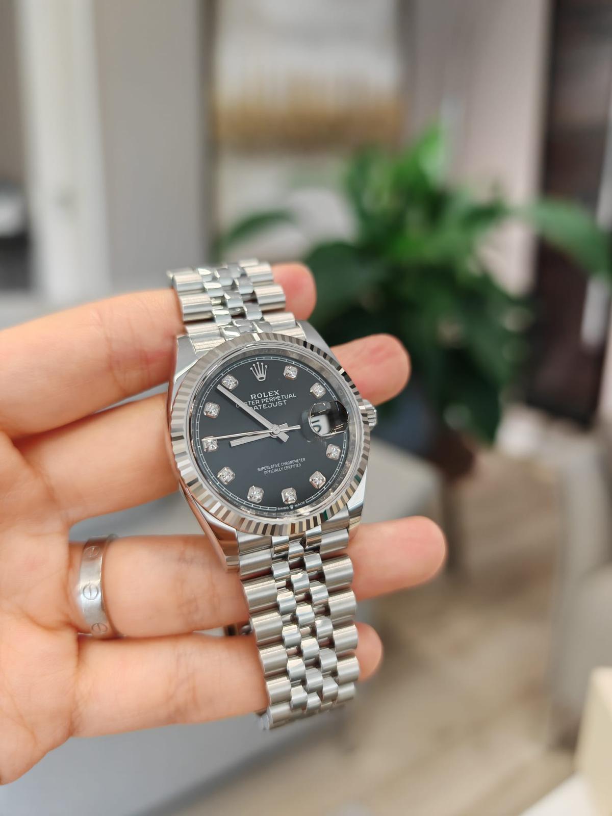 Rolex Datejust 36 126234G Schwarzes Jubiläum 2025