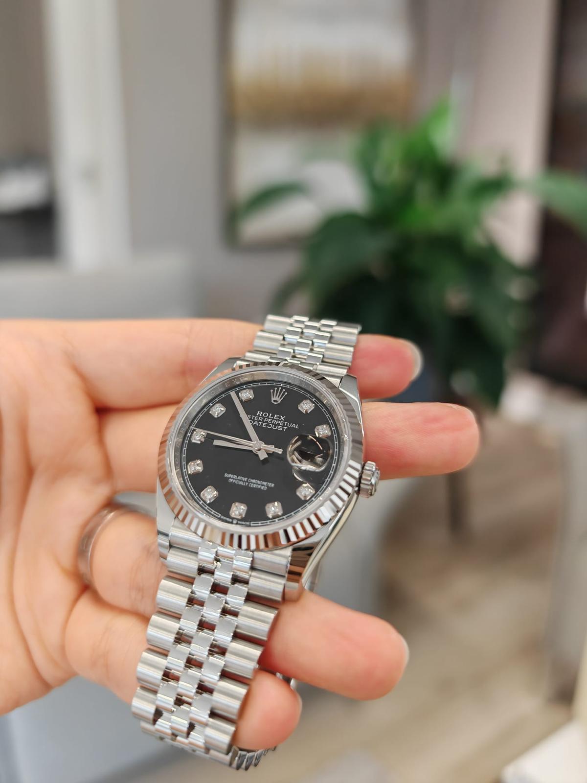 Rolex Datejust 36 126234G Schwarzes Jubiläum 2025