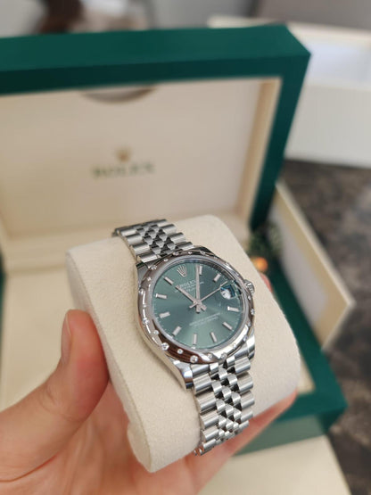 Rolex Datejust 31 278344RBR Grüner Index Jubiläum 2024