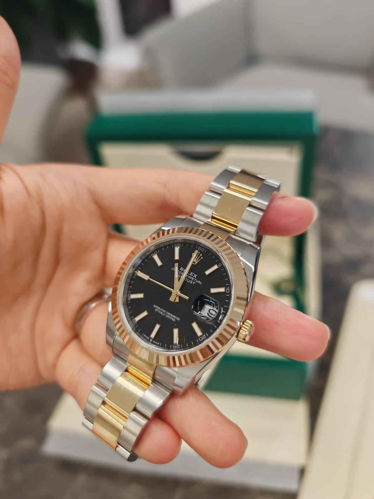 Rolex Datejust 41 126333 BLACK INDEX OYS