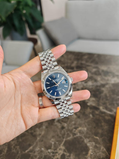 Rolex Datejust 41 126300 Blauer Index Jubilee 2024