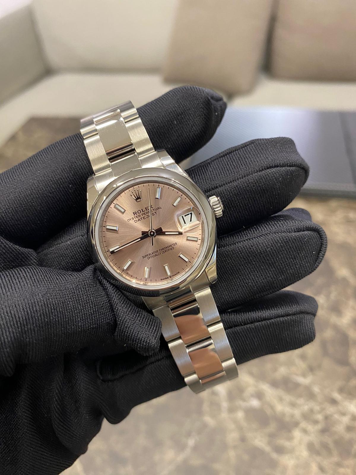 Rolex Datejust 31 278240 Pink Index Oyster