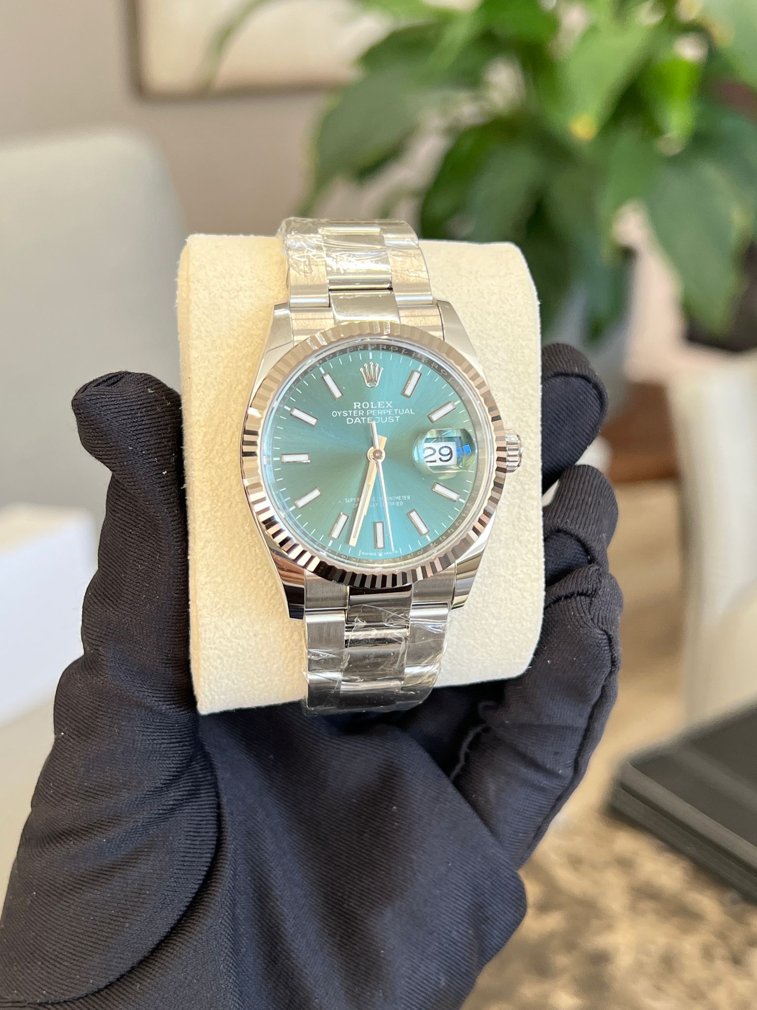Rolex Datejust 36 126234 GREEN INDEX OYS