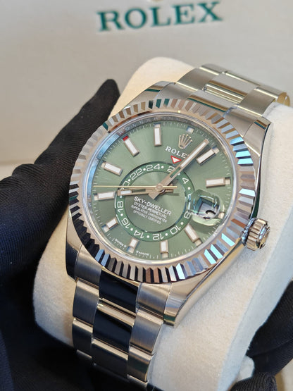 Rolex Sky-Dweller 336934 GREEN OYS