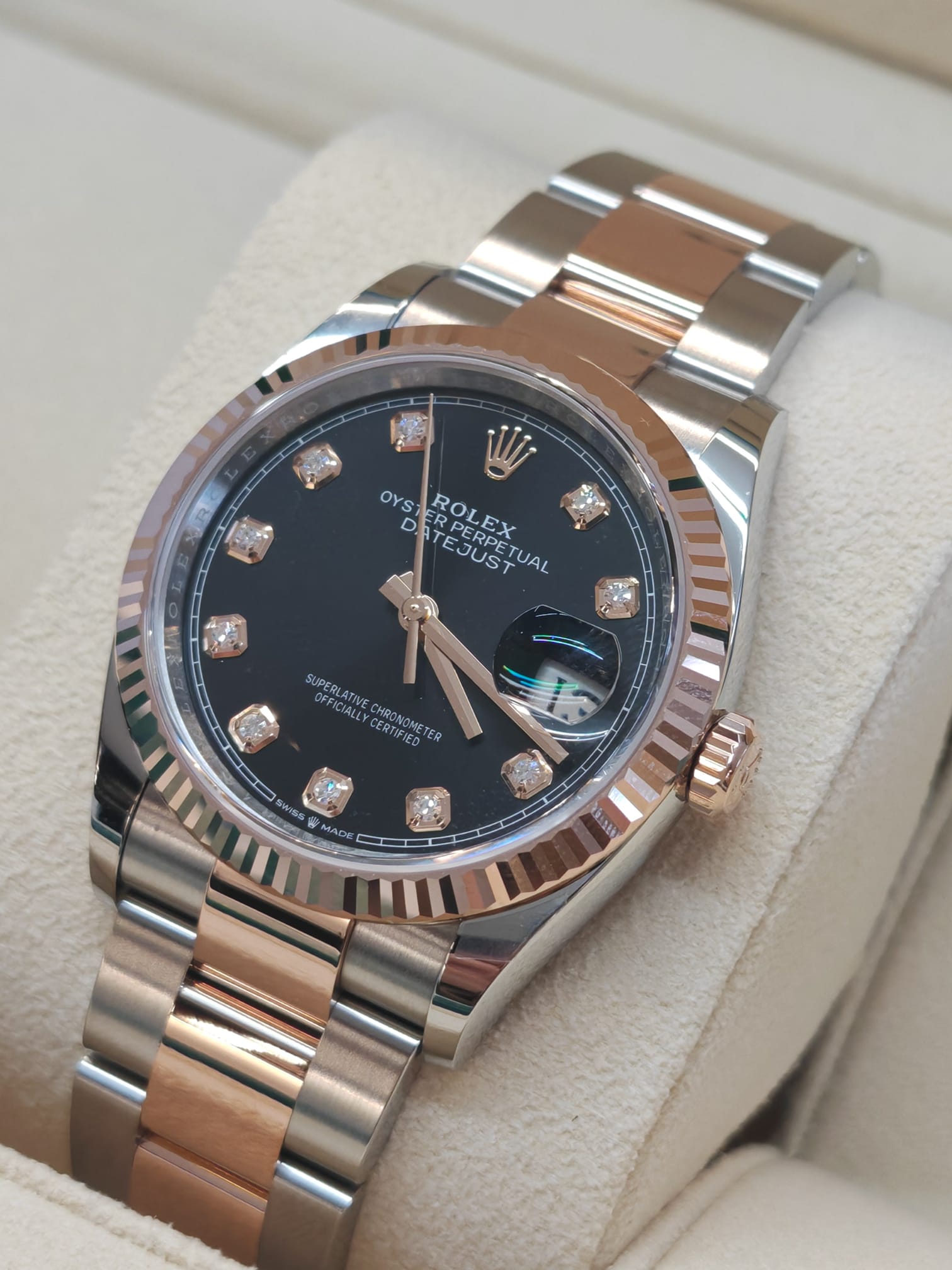 Rolex Datejust 36 126231G SCHWARZ OYS