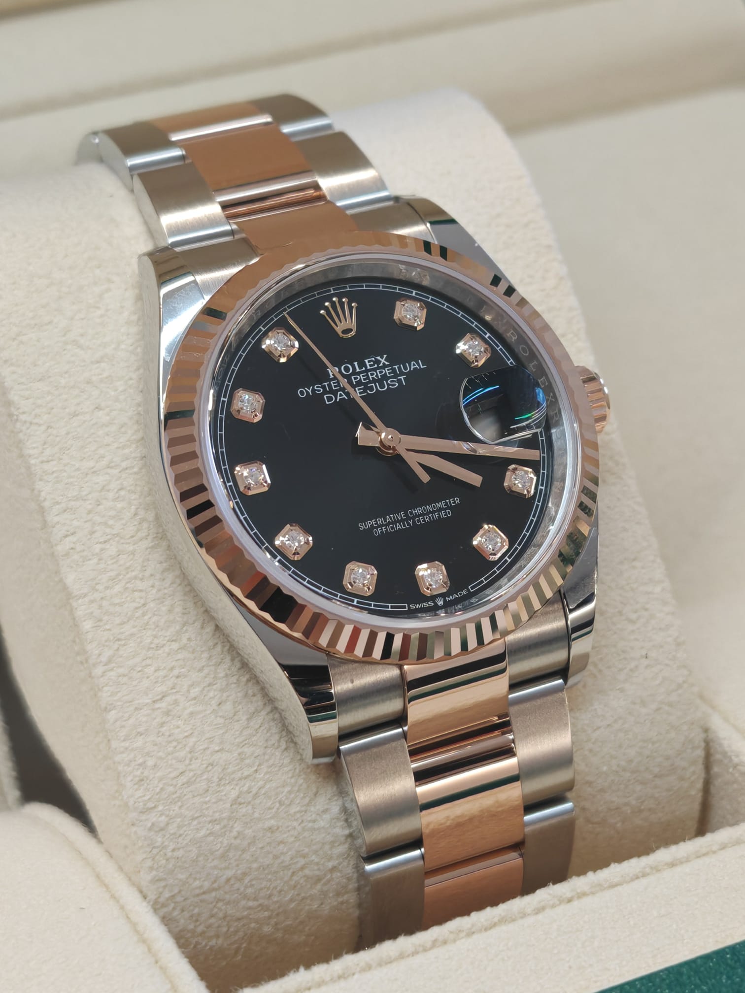 Rolex Datejust 36 126231G SCHWARZ OYS