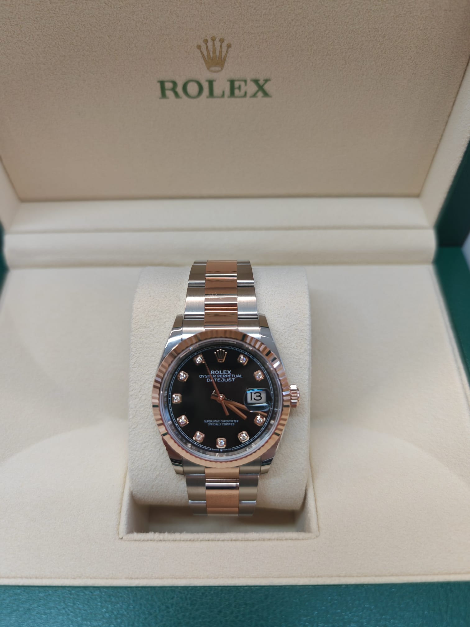 Rolex Datejust 36 126231G SCHWARZ OYS