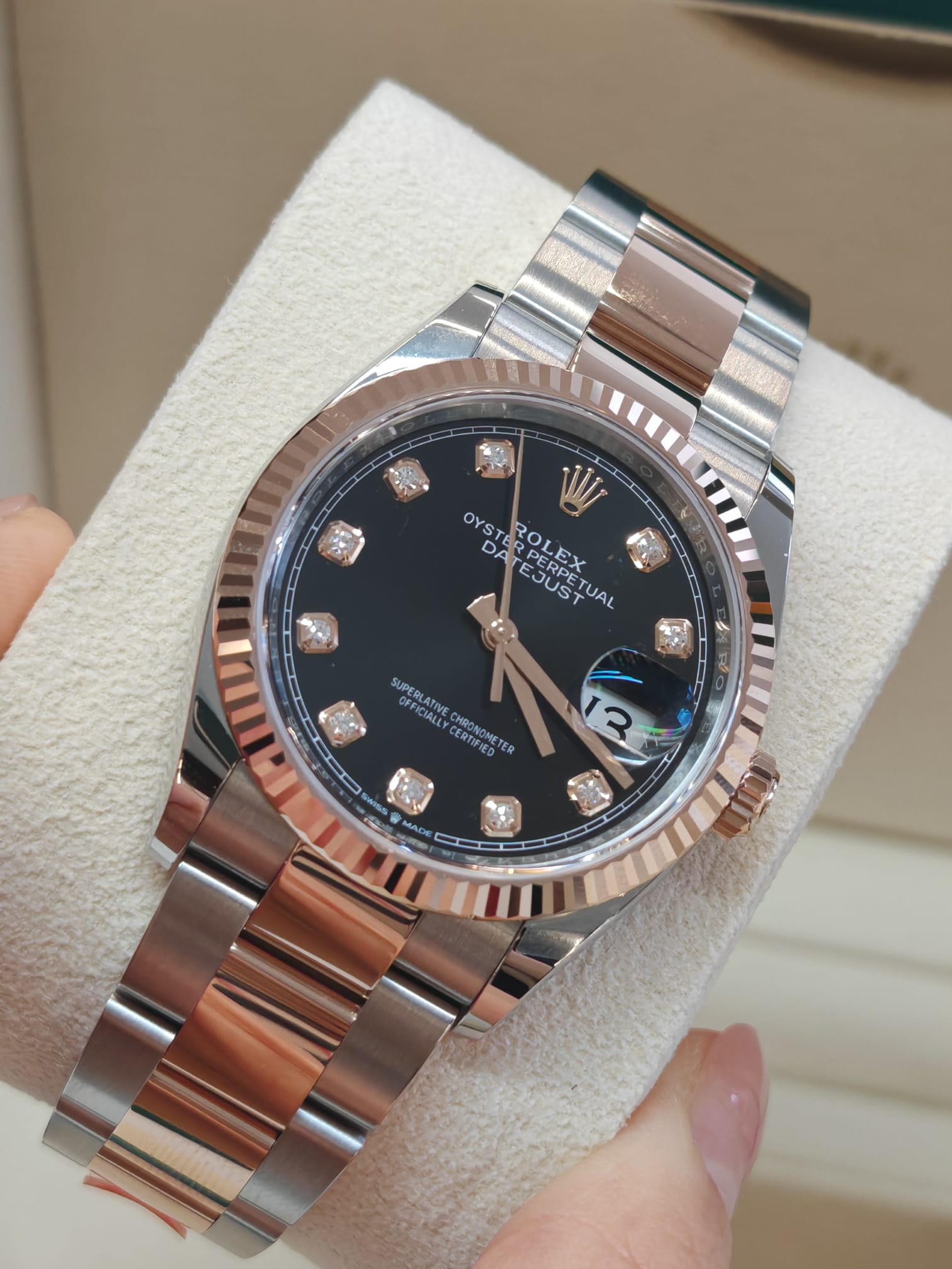 Rolex Datejust 36 126231G SCHWARZ OYS