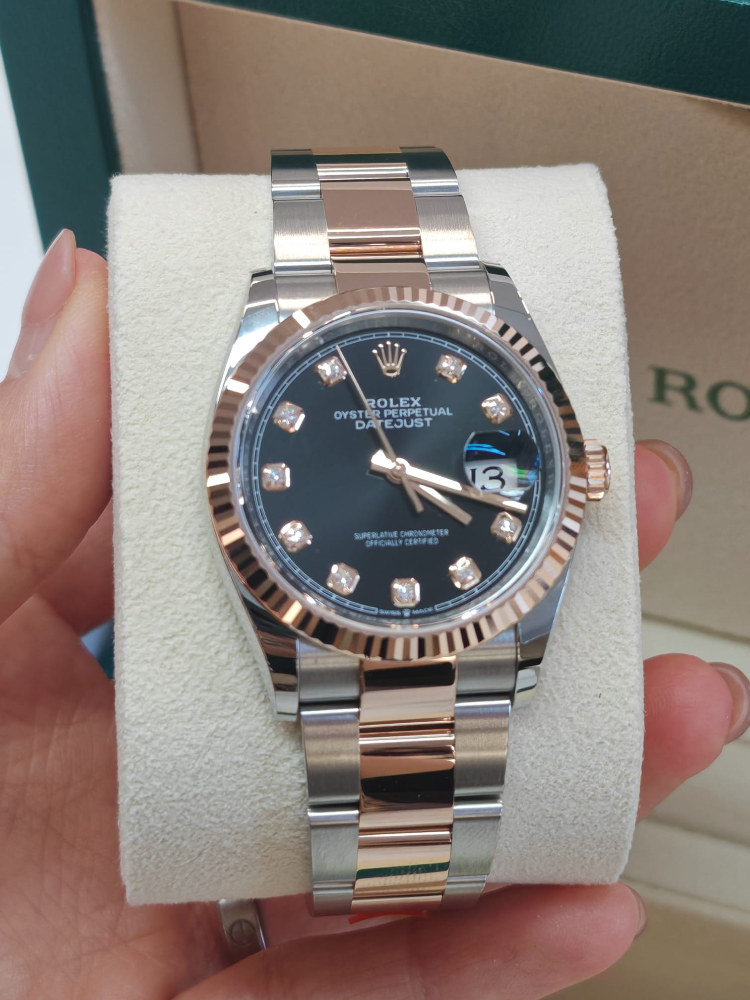 Rolex Datejust 36 126231G SCHWARZ OYS