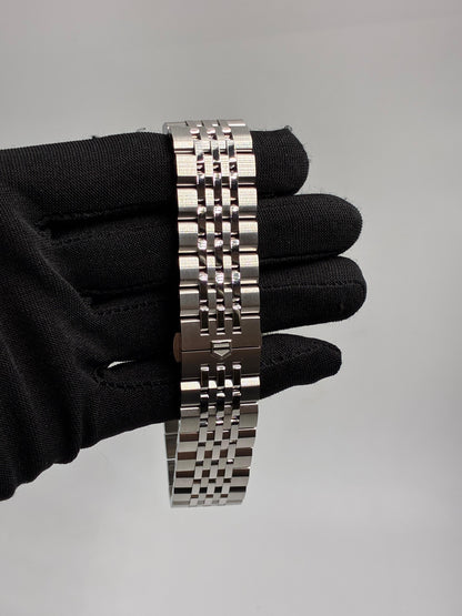 TAG Heuer CBS2216.BA0041 Carrera Chronograph Glass Box Stainless Steel / Panda / Bracelet