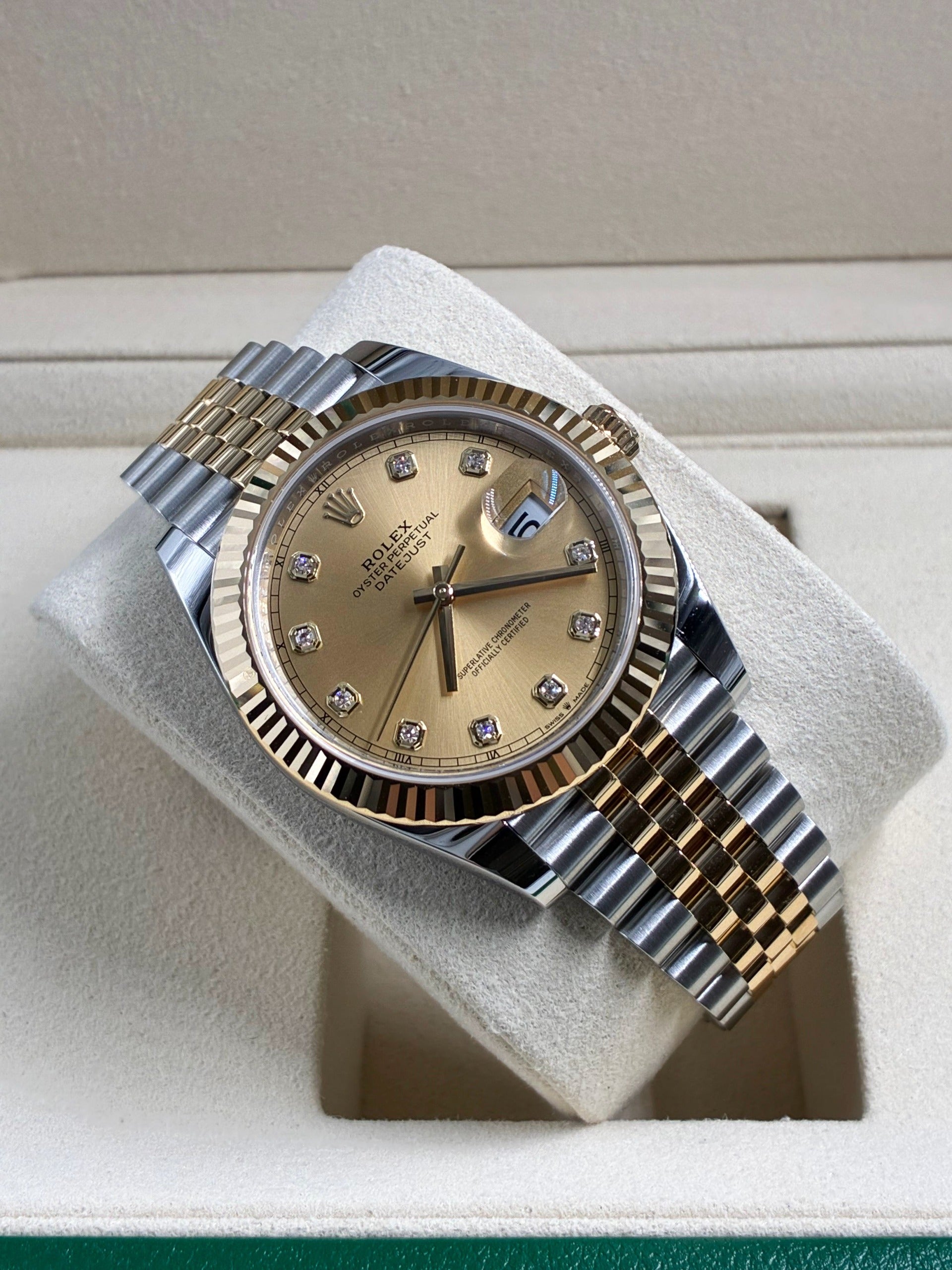 Rolex Datejust 41 126333G Champagne Jubilee 2026