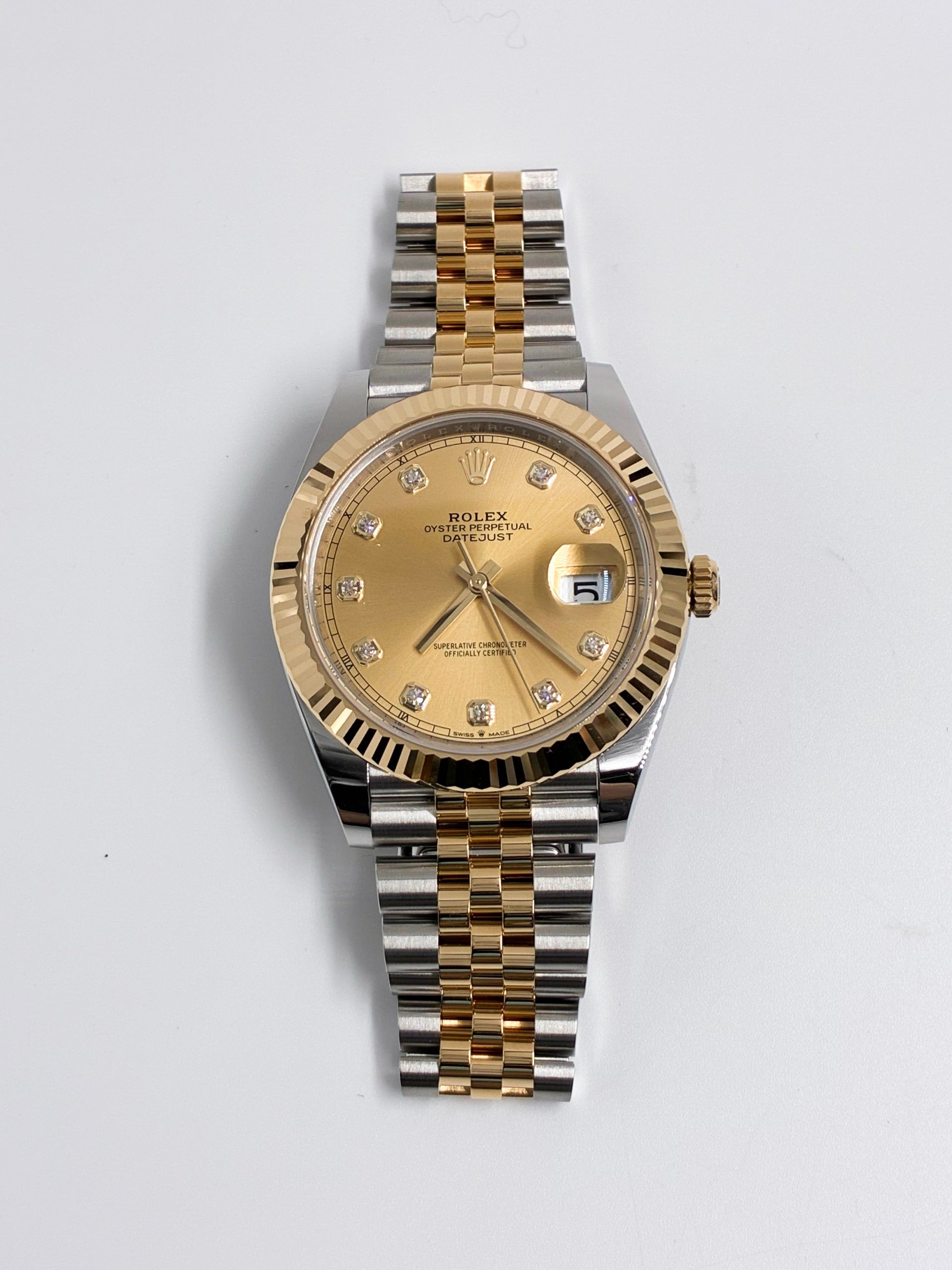 Rolex Datejust 41 126333G Champagne Jubilee 2025