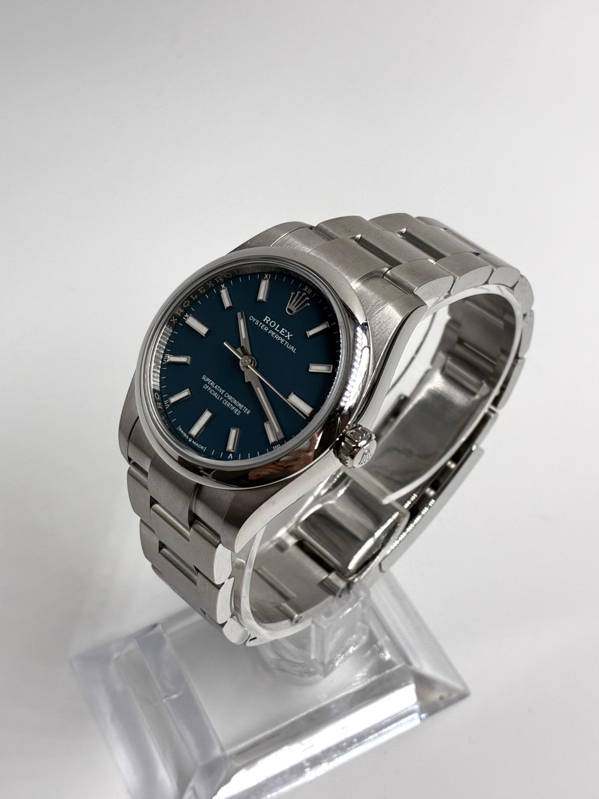 Rolex Oyster Perpetual 34 124200 NEW Blue Index 2026