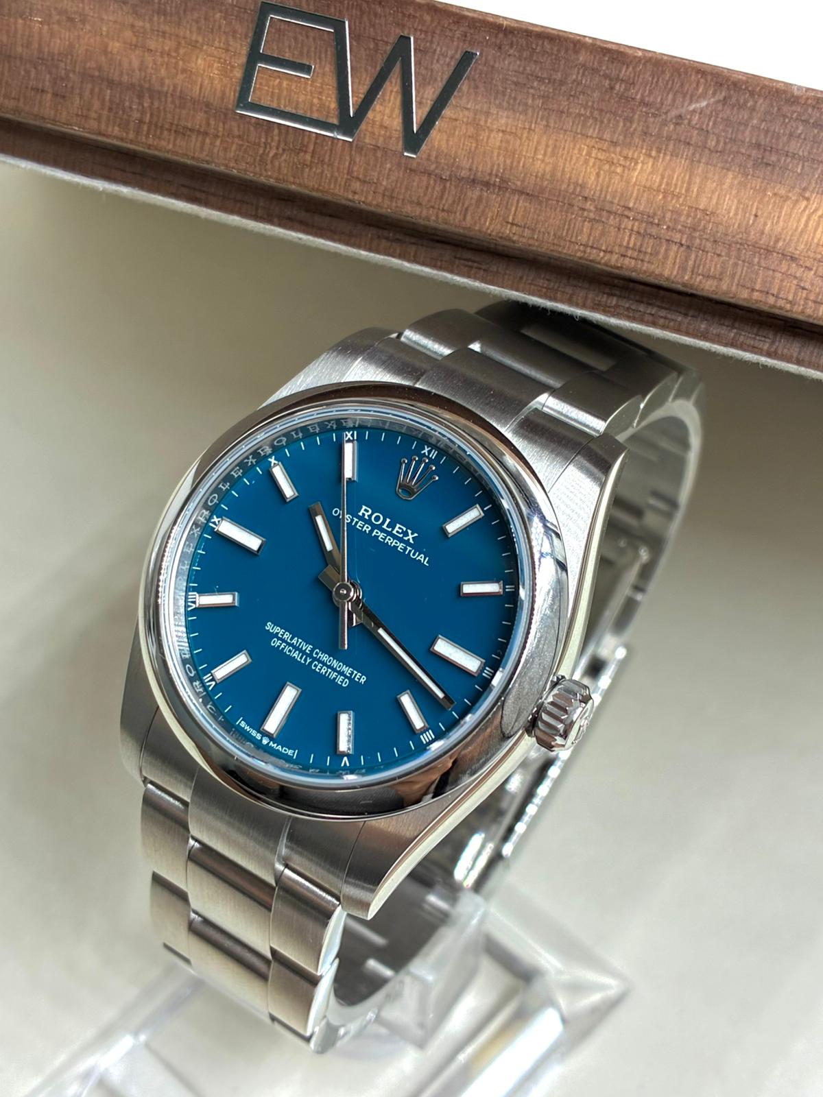 Rolex Oyster Perpetual 34 124200 NEW Blue Index 2026
