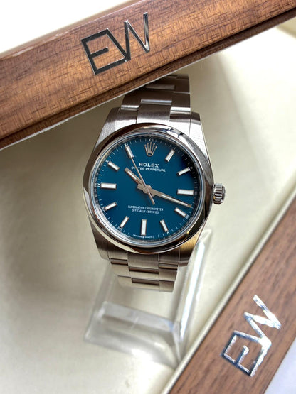 Rolex Oyster Perpetual 34 124200 NEW Blue Index 2026