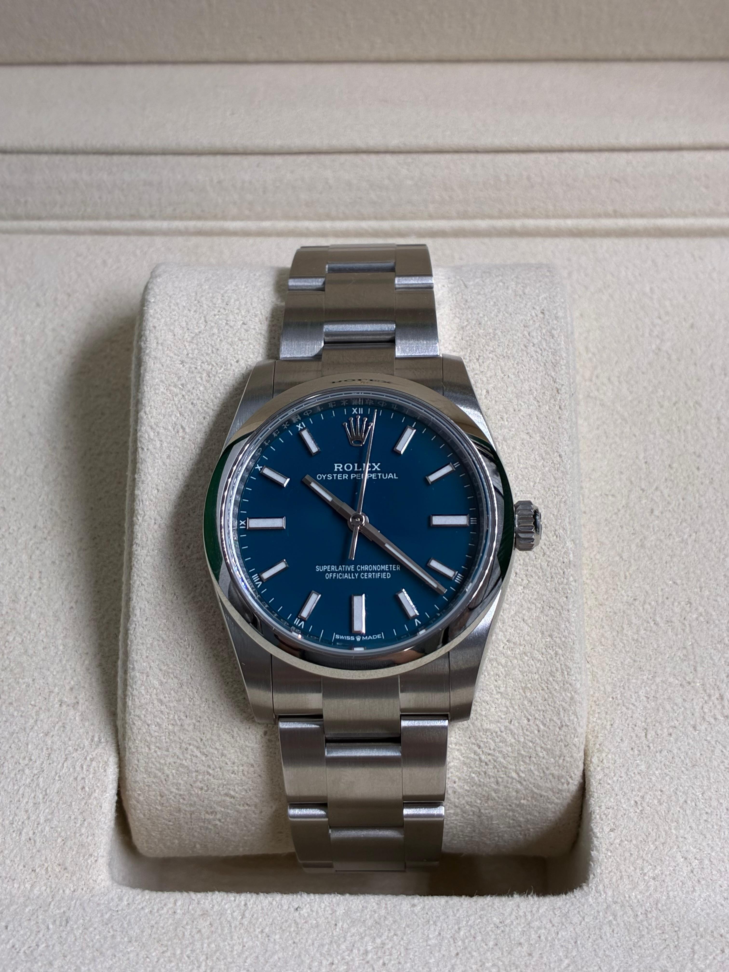Rolex Oyster Perpetual 34 124200-0003 Blue Index 2026