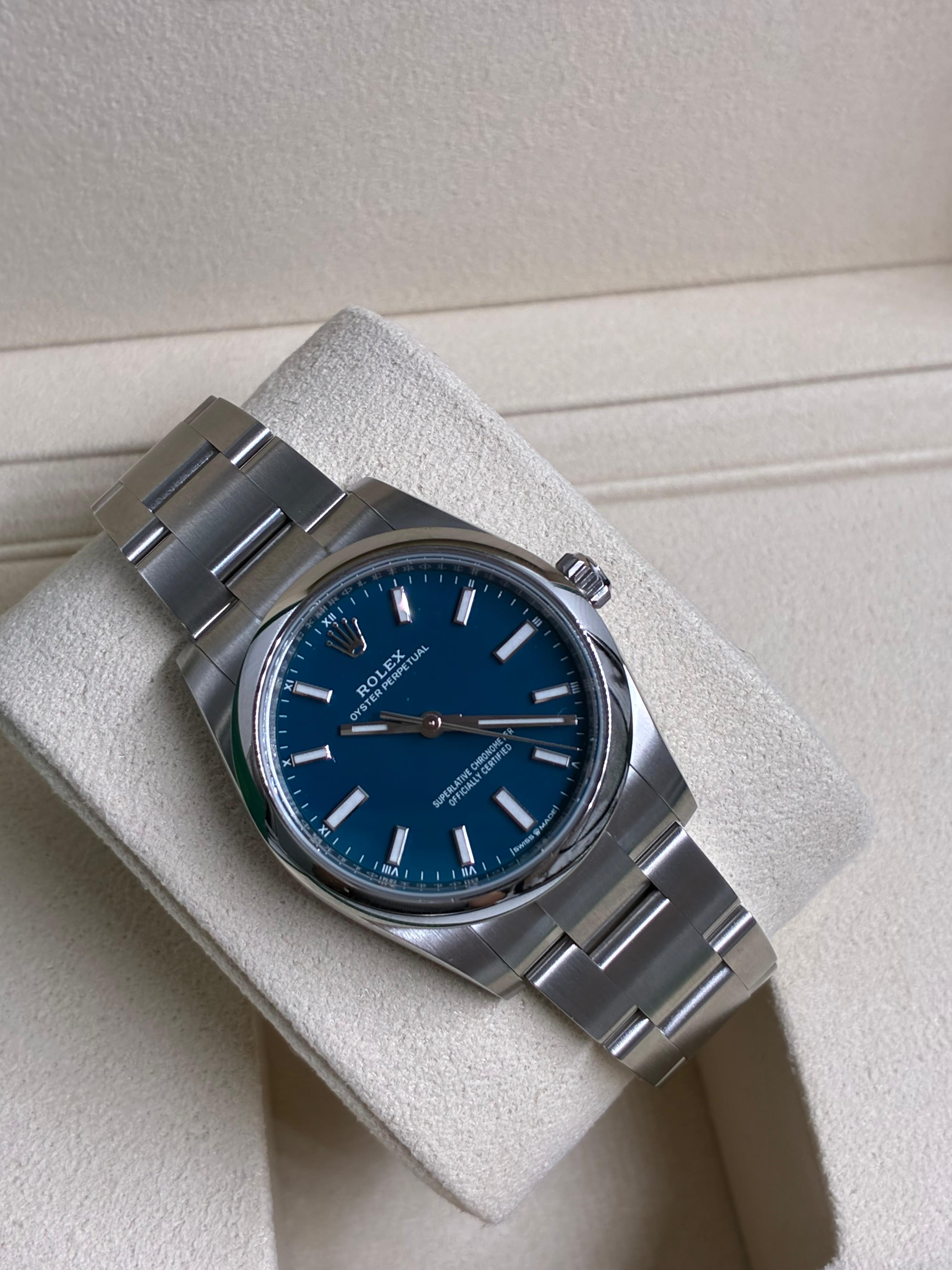 Rolex Oyster Perpetual 34 124200 NEW Blue Index 2026