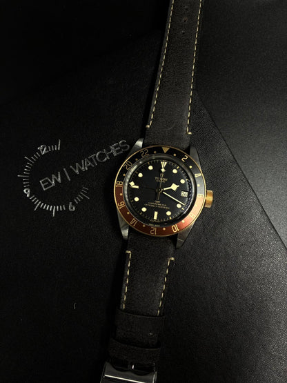 Tudor Black Bay GMT41mm 79833Mn-0003 Leather Strap 2024