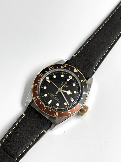 Tudor Black Bay GMT41mm 79833Mn-0003 Leather Strap 2024