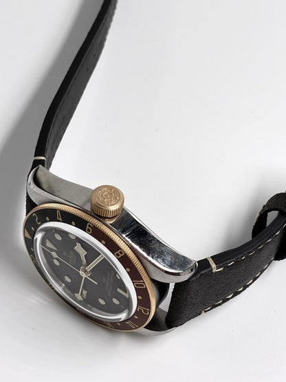 Tudor Black Bay GMT41mm 79833Mn-0003 Leather Strap 2024