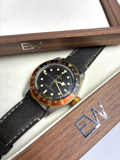 Tudor Black Bay GMT41mm 79833Mn-0003 Leather Strap 2024