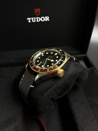 Tudor Black Bay GMT41mm 79833Mn-0003 Leather Strap 2024