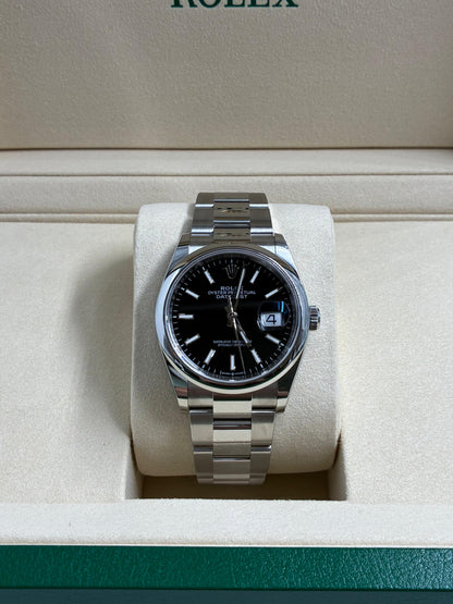 Rolex Datejust 36 126200 Black Index Oyster 2026