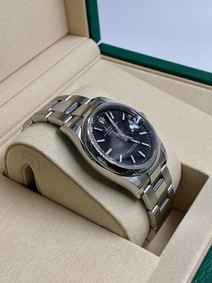 Rolex Datejust 36 126200 Black Index Oyster 2026