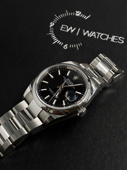 Rolex Datejust 36 126200 Black Index Oyster 2026
