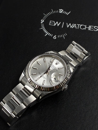 Rolex Datejust 36 126234 Silver Index Oyster 2026