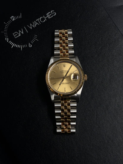 Rolex Datejust 36 16233 Champagne  Jubilee 1989
