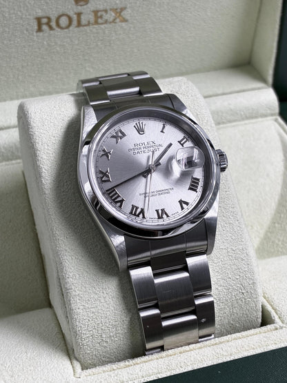 Rolex Lady-Datejust 28 279160 Silver Roman Oys 2026