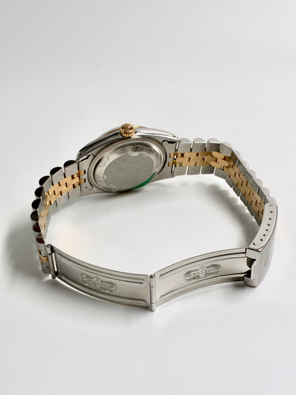 Rolex Datejust 36 16233G Champagne  with Original Paper