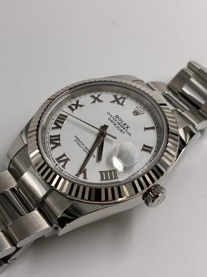 Rolex Datejust 41 126334 White Roman Oyster 2026