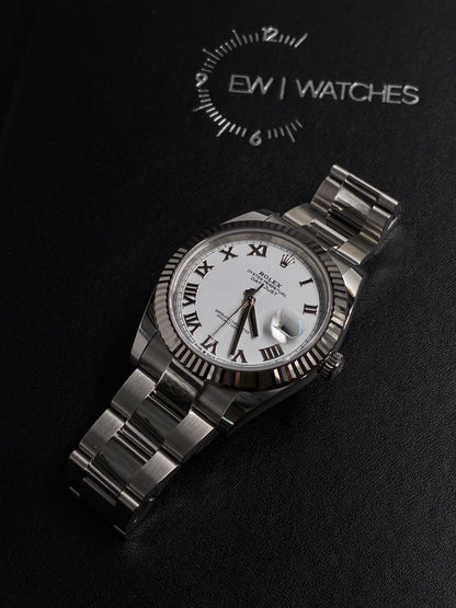 Rolex Datejust 41 126334 White Roman Oyster 2026