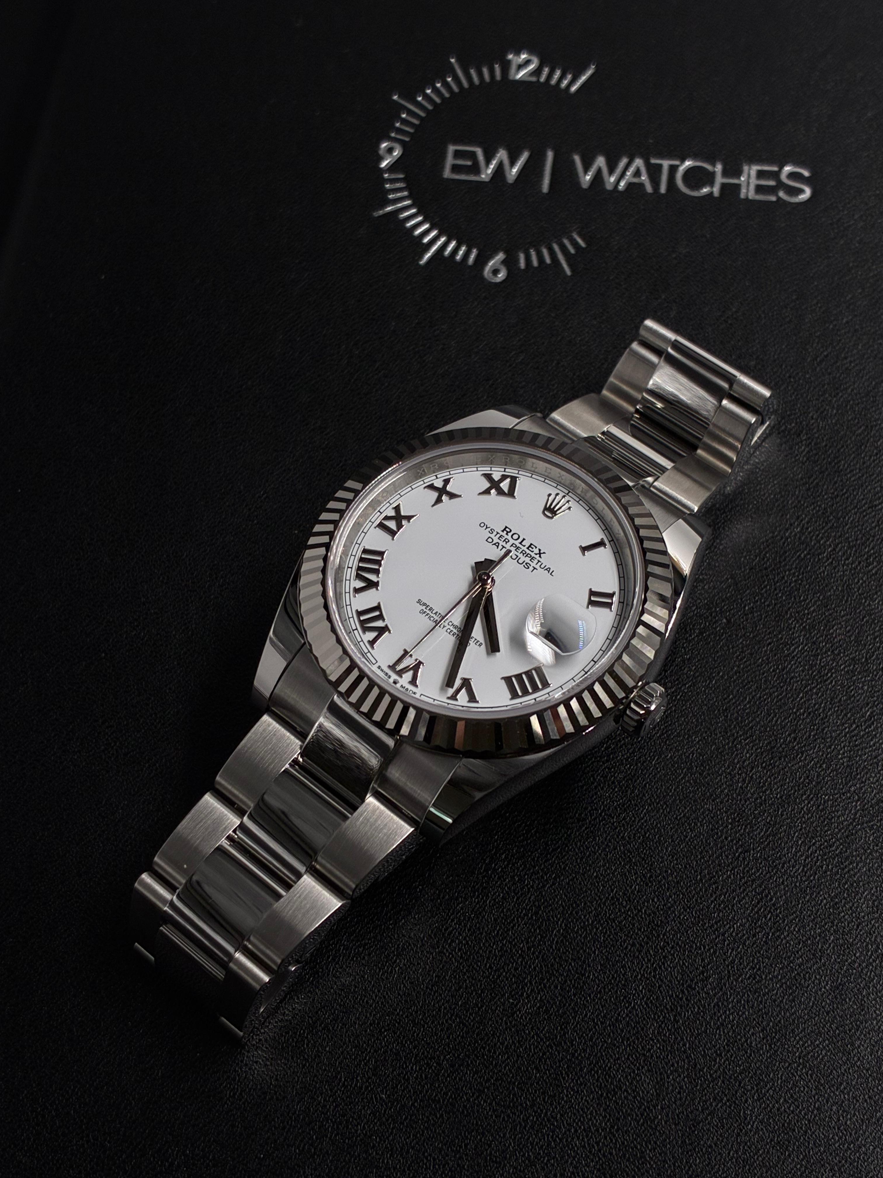 Rolex Datejust 41 126334 White Roman Oyster 2025