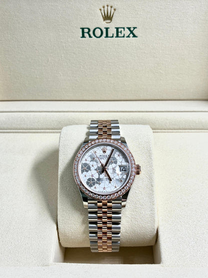 Rolex Datejust 31 278381RBR Silver Floral Flower Jubilee 2026