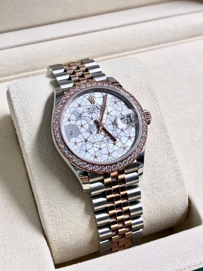 Rolex Datejust 31 278381RBR Silver Floral Flower Jubilee 2026
