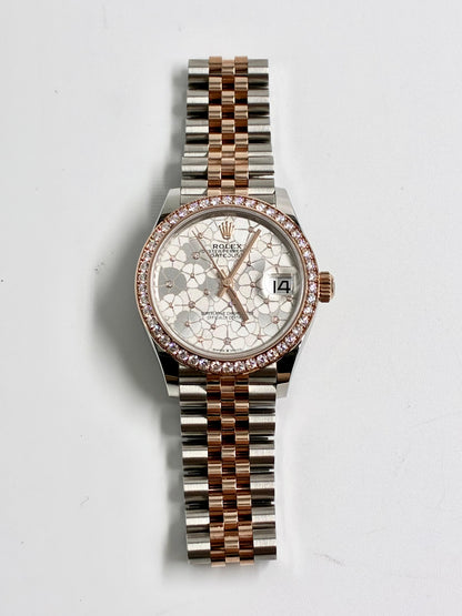 Rolex Datejust 31 278381RBR Silver Floral Flower Jubilee 2026