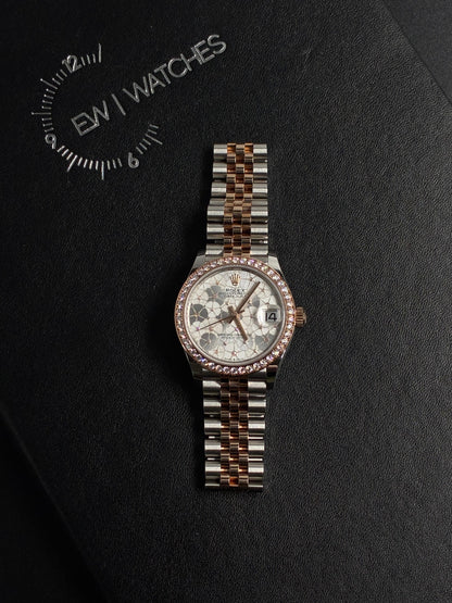 Rolex Datejust 31 278381RBR Silver Floral Flower Jubilee 2026