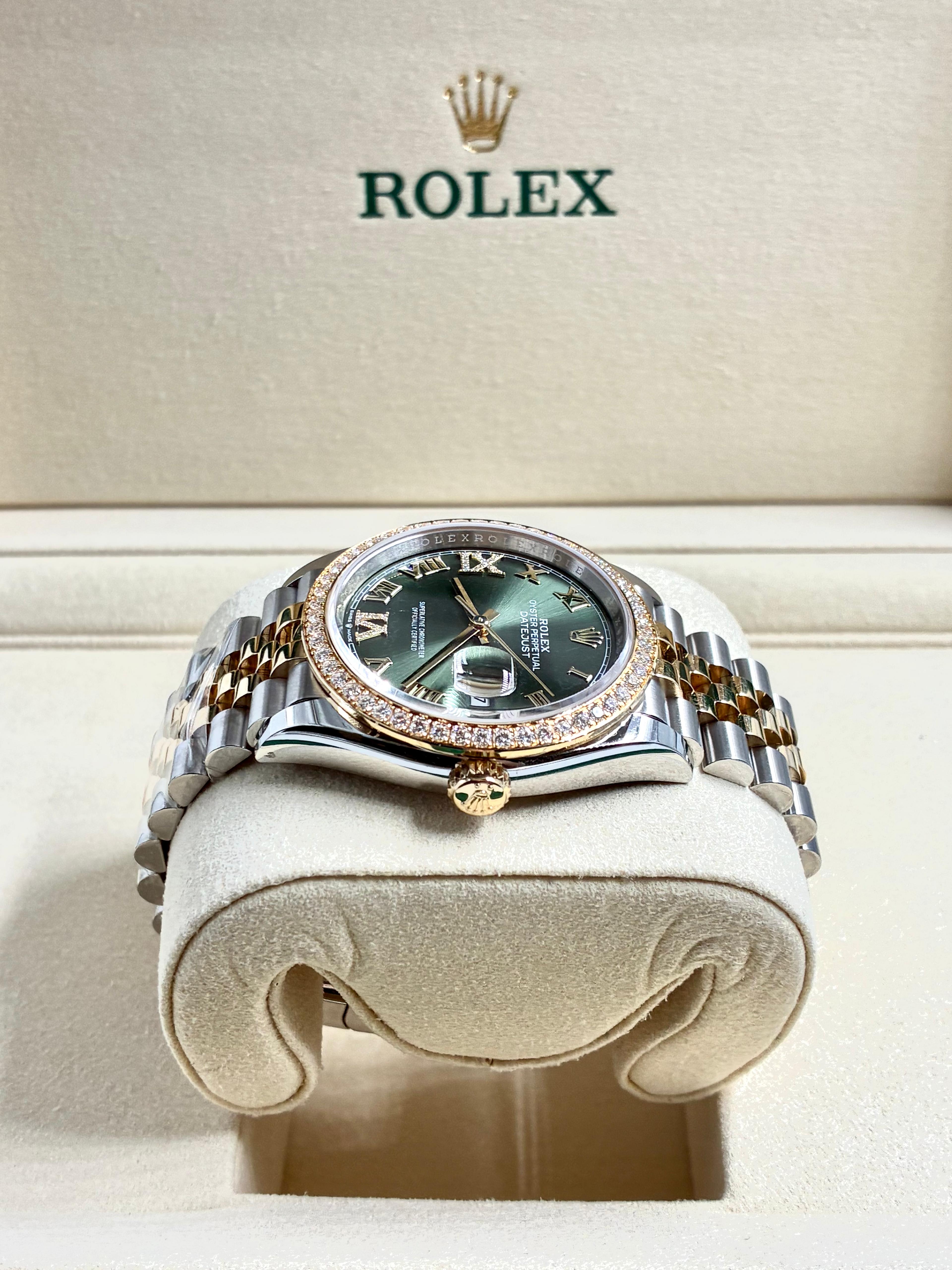 Rolex Datejust 36 126283RBR Green VIIX Jubilee 2025