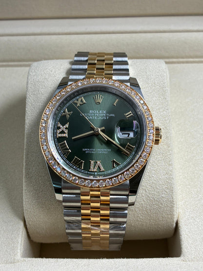 Rolex Datejust 36 126283RBR Green VIIX Jubilee 2025