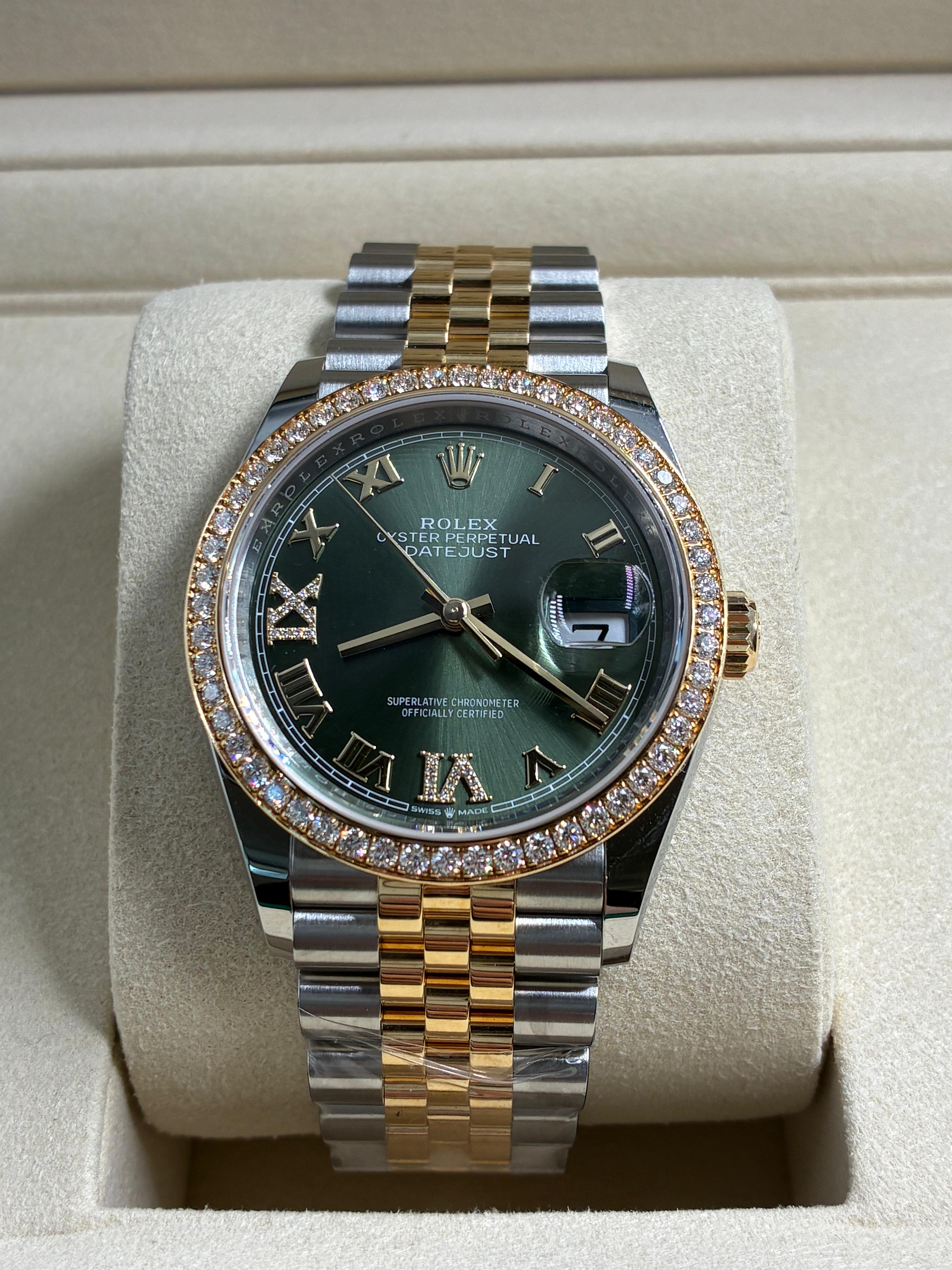 Rolex Datejust 36 126283RBR Green VIIX Jubilee 2024