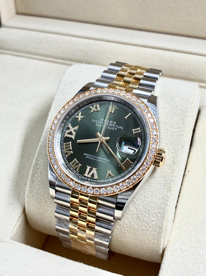 Rolex Datejust 36 126283RBR Green VIIX Jubilee 2025