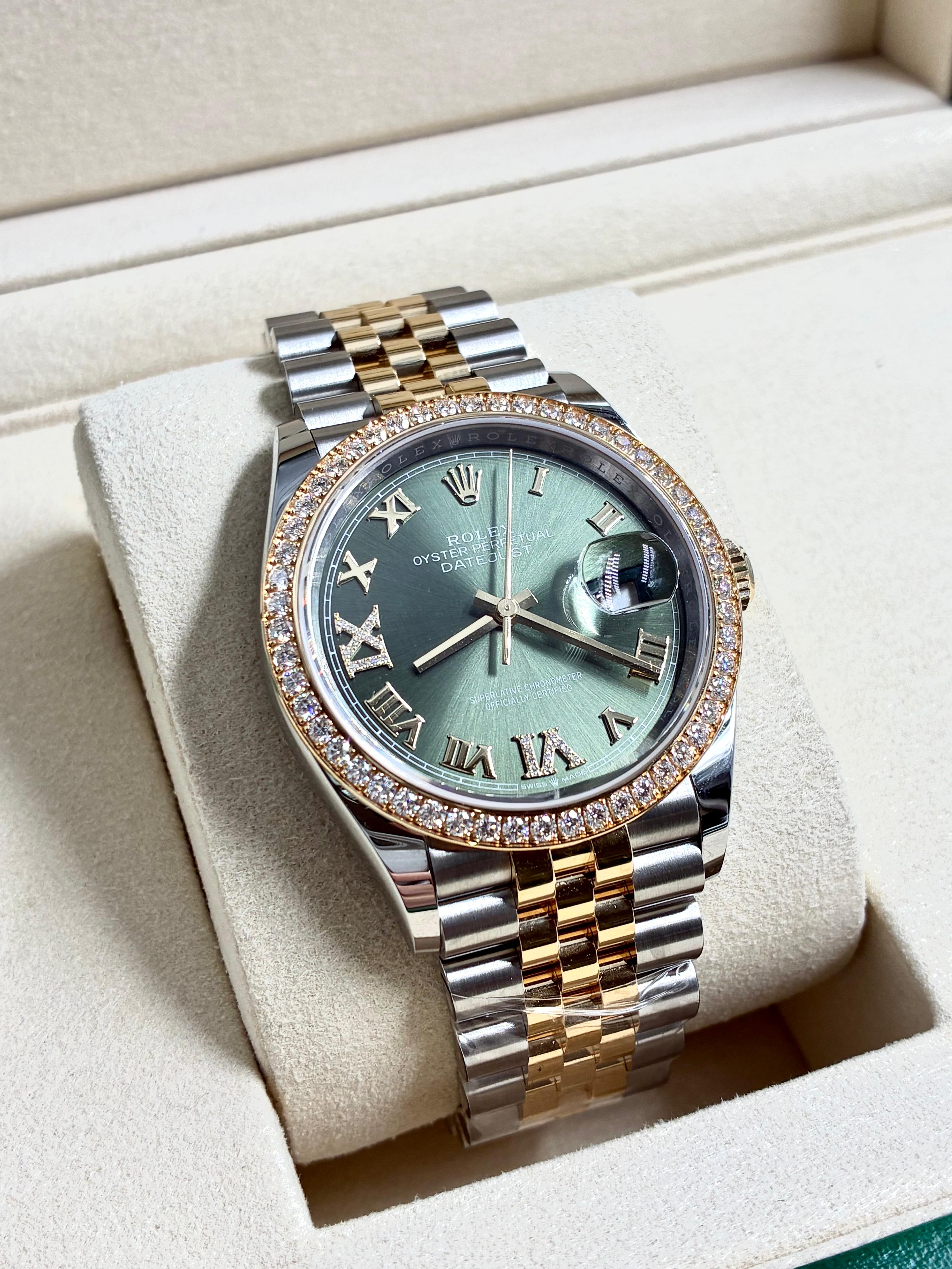Rolex Datejust 36 126283RBR Green VIIX Jubilee 2024